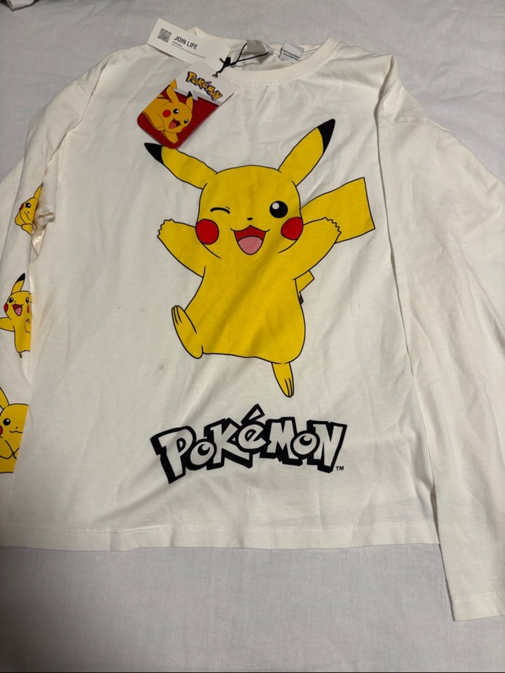 BNWT Zara Long Sleeve Pokemon Shirt Size 13-14